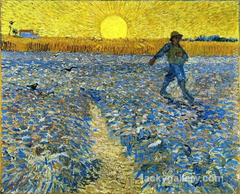 The Sower, Van Gogh painting